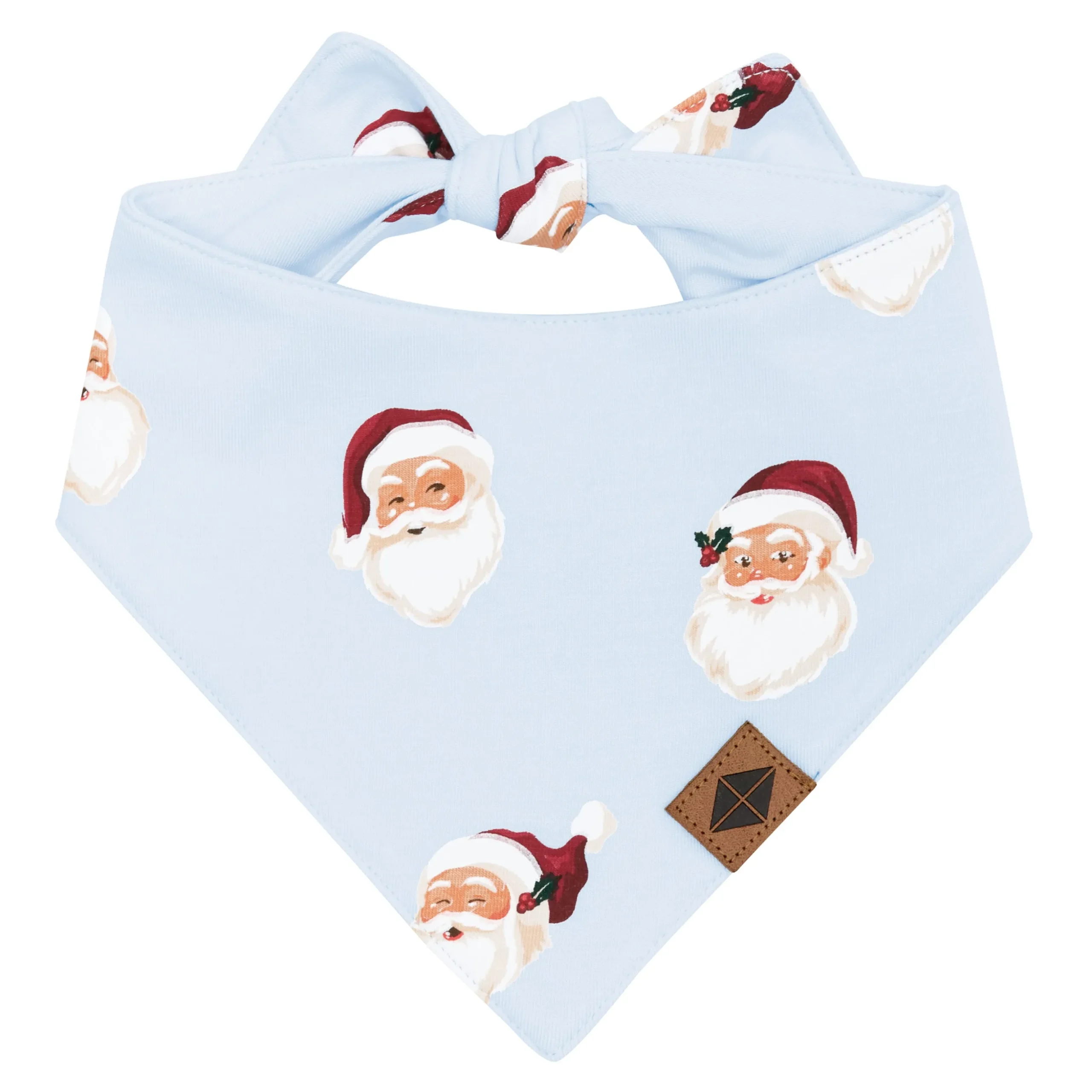 Dog Bandana in Vintage Santa