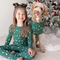 Dog Tee in Merry and Bright