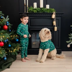 Dog Tee in Merry and Bright