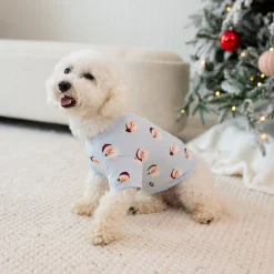 Dog Tee in Vintage Santa