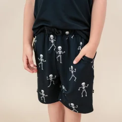 Drawstring Short in Skeleton
