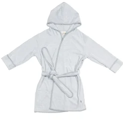 Hooded Bath Robe in Storm