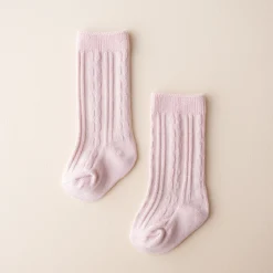 Knee High Socks in Blush