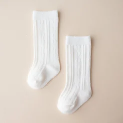 Knee High Socks in Cloud
