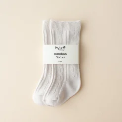 Knee High Socks in Oat