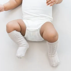 Knee High Socks in Oat