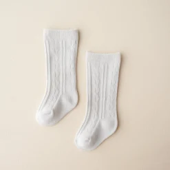 Knee High Socks in Oat