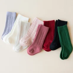Knee High Socks in Oat