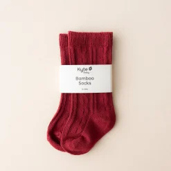 Knee High Socks in Ruby