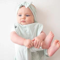 Knotted Bow Headband in Dew