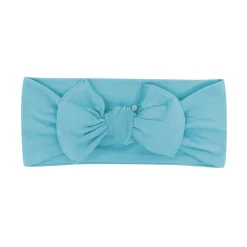 Knotted Bow Headband in Makai