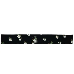 Knotted Bow Headband in Small Midnight Magnolia
