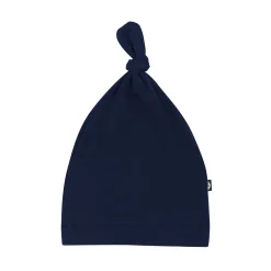 Knotted Cap in Navy