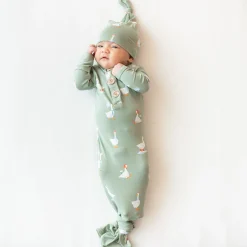 Knotted Gown with Hat Set in Silly Goose