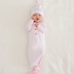 Knotted Gown with Hat Set in Sakura