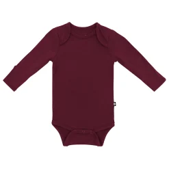Long Sleeve Bodysuit in Burgundy