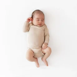 Long Sleeve Bodysuit in Bisque
