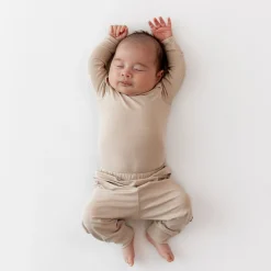 Long Sleeve Bodysuit in Bisque