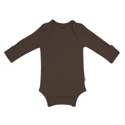 Long Sleeve Bodysuit in Espresso