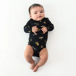 Long Sleeve Bodysuit in Midnight Icon