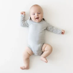 Long Sleeve Bodysuit in Storm