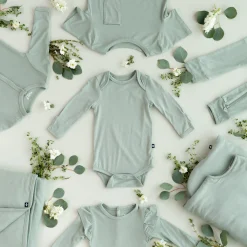Long Sleeve Bodysuit in Thyme
