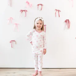Long Sleeve Pajamas in Bow