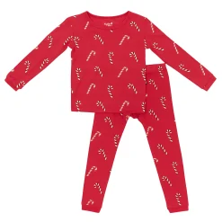 Long Sleeve Pajamas in Candy Cane