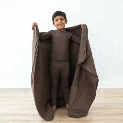Long Sleeve Pajamas in Espresso