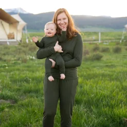 Long Sleeve Pajamas in Fir