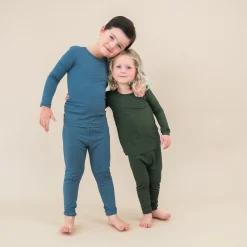 Long Sleeve Pajamas in Fir