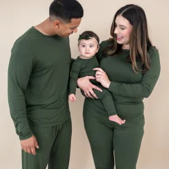 Long Sleeve Pajamas in Fir