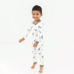 Long Sleeve Pajamas in Giraffe