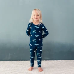 Long Sleeve Pajamas in Humpback