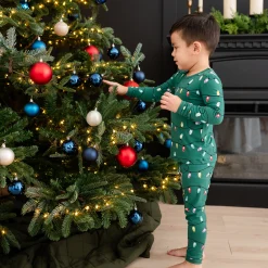 Long Sleeve Pajamas in Merry and Bright