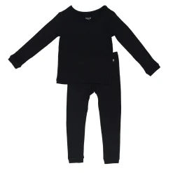 Long Sleeve Pajamas in Midnight