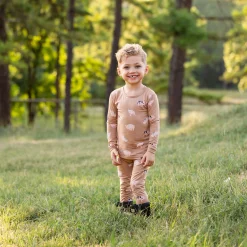 Long Sleeve Pajamas in Pig