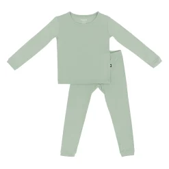 Long Sleeve Pajamas in Thyme