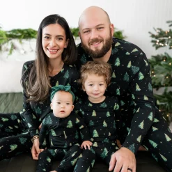 Long Sleeve Pajamas in Twinkle Tree