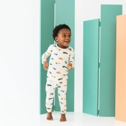 Long Sleeve Pajamas in Vintage Truck
