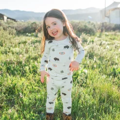 Long Sleeve Pajamas in Yellowstone