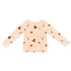 Long Sleeve Toddler Crew Neck Tee in Bewitched