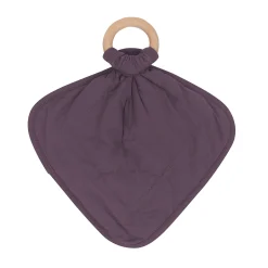 Lovey in Currant with Removable Teething Ring