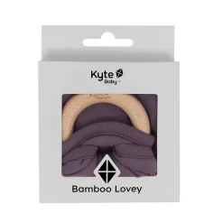 Lovey in Currant with Removable Teething Ring