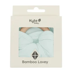 Lovey in Dew with Removable Wooden Teething Ring