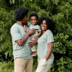 Men's Crew Neck Tee in Thyme