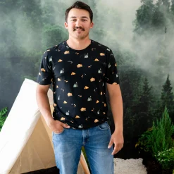 Men's Crew Neck Tee in Under the Stars