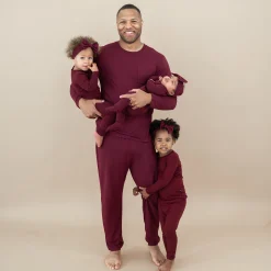 Men's Jogger Set in Burgundy