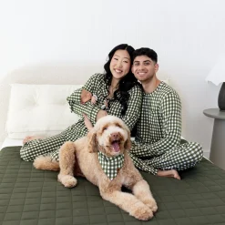 Men's Jogger Set in Gingham Fir