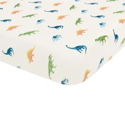 Mini Crib Sheet in Ecru Roar